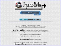Aperu du site Urgences-Maths - aide aux devoirs en mathmatiques