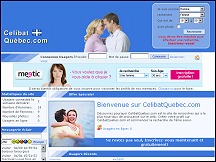 Aperu du site CelibatQuebec.com - rencontres intimes ou amicales partout au Qubec!