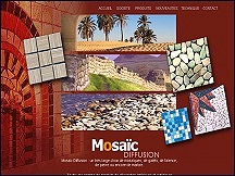 Mosa�c Diffusion : mosa�ques, galets, fa�ence, pierre, marbre