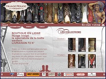 Aperu du site Nuage Rouge - spcialiste de bottes western, santiags, cavalires