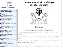 Aperçu du site IFAO