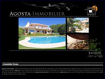 Aperu du site Agosta Immobilier - immobilier en Corse