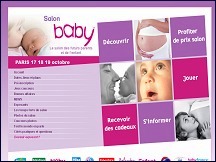 Aperu du site Salon Baby - salon des futurs parents et parents de jeunes enfants