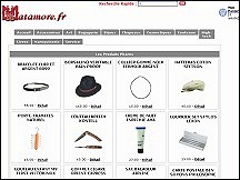 Aper�u du site Matamore - boutique de cadeaux