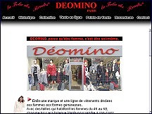 Aperu du site Domino - ligne de vtements grandes tailles du 46 au 60