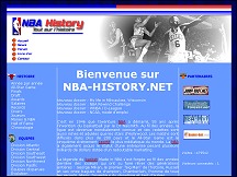 Aper�u du site NBA-History.net - histoire du basket et de la NBA