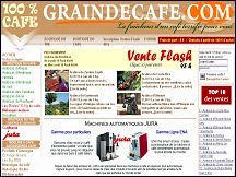 Aperu du site Grain de Caf - torrfacteur, boutique du caf et du th