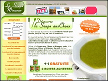 Aperu du site La Soupe Minceur - perdez du poids avec la cure soupe aux choux