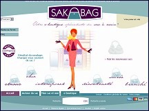 Aperu du site SakABag - boutique de sacs  main