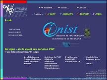 Aperçu du site INIST-CNRS