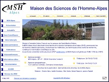 Aperu du site Maison des Sciences de l'Homme Alpes