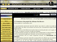 Aperu du site Cabinet Goudjil - cabinet d'Avocats, spcialiste en droit de la famille