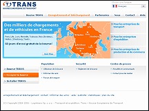 Aperçu du site Trans.EU - Bourse Européenne de Transport