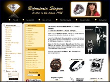 Aperçu du site Bijouterie Stepec - bijoux en or et montres de marque