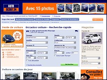 Aperu du site Autoscout24 - voitures d'occasion, petites annonces automobiles gratuites en Europe