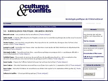 Cultures et Conflits