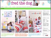 Aperu du site Fred the Dog - linge de maison pour enfants