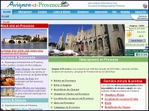 Aperu du site Avignon et Provence - tourisme et hbergement en Provence