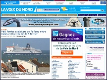 Aperu du site La Voix du Nord - journal lillois, actualit du Nord Pas de Calais
