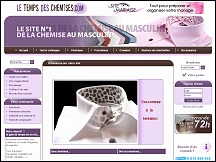 Le Temps des Chemises - chemises et accessoires de mode pour homme