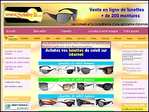Aperu du site Solaire 3D  boutique en ligne de lunettes de soleil