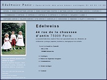Aperu du site Edelweiss Paris - vtements de crmonie pour les enfants