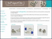 Au Poignet Chic - boutons de manchette en argent