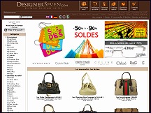 Aperu du site Designer Seven - sacs et accessoires de mode de grandes marques