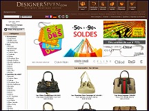 Aper�u du site Designer Seven - sacs et accessoires de mode de grandes marques