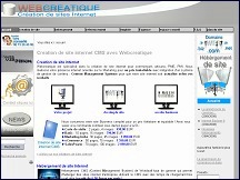Webcreatique - cr�ation de site internet CMS