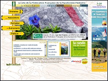Aperu du site Fdration Franaise de la Randonne Pdestre