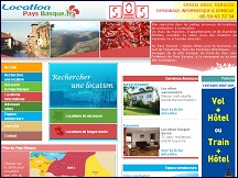 Aperu du site Petites annonces de locations entre particuliers au Pays Basque