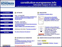 Aperçu du site Fondation Robert Schuman