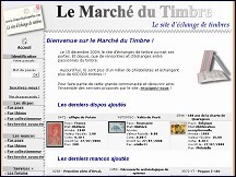 Aperu du site March du Timbre - site d'change de timbres pour les philatlistes