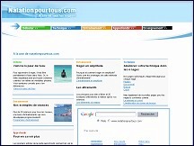 Aper�u du site Natation pour Tous - tout sur la natation, site pour les nageurs