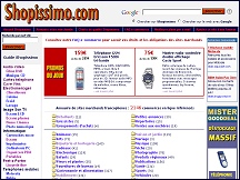 Aper�u du site Shopissimo - actualit� sites e-commerce, annuaire, guide shopping