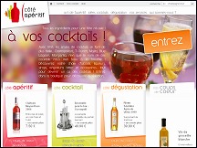 Aperu du site Ct Apritif - boutique en ligne de produits pour l'apritif