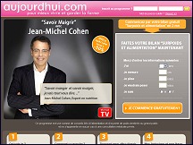 Aper�u du site R�gime Savoir Maigrir avec Jean-Michel Cohen