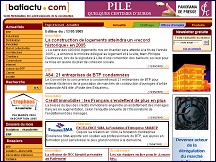 Aperçu du site Batiactu
