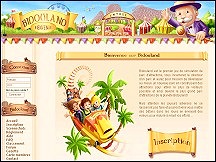 Aperu du site Bidouland - parc d'attractions virtuel, jeu gratuit en ligne