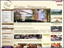 Aperu du site Exclusive Restaurants - guide de restaurants  Paris, Lyon, Lille, Marseille