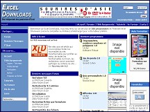 Aperçu du site Excel Downloads : Téléchargements pour Excel