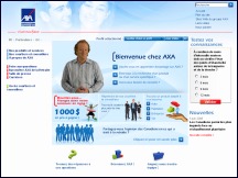 Aperu du site AXA Assurances Canada