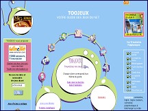 Aperu du site Toojeux - guide des jeux, loteries, grattage, tirage au sort, casino