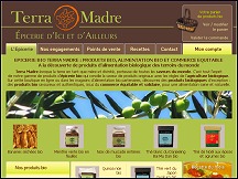 Aperu du site Terra Madre - picerie bio, alimentation bio et commerce quitable
