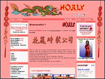 Aperu du site Hoaly Paris - mode asiatique, robes chinoises, kimonos