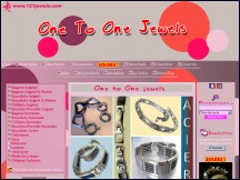 Aperu du site One to One Jewels - bijoux fantaisie et accessoires de mode