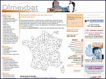 Aper�u du site Dimexbat - experts certifi�s, sp�cialistes du diagnostic immobilier