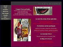 Aper�u du site Vinorum Codex - argus des vins, cotations des vins par millesime