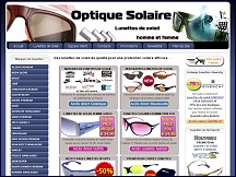 Aperu du site Optique Solaire - lunettes de soleil